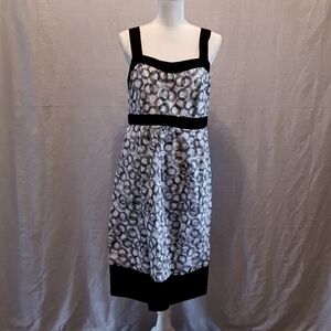 MOTHERHOOD MATERNITY Sz L black/white sundress geometric design NWT summer dress